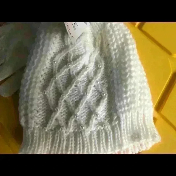 Capelli New York Pearl Beanie with Mittens girls - Picture 3 of 3